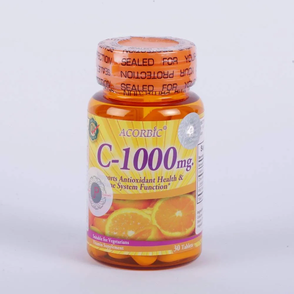 Ascorbic C-1000mg Vitamin C Supplement x 30tabs