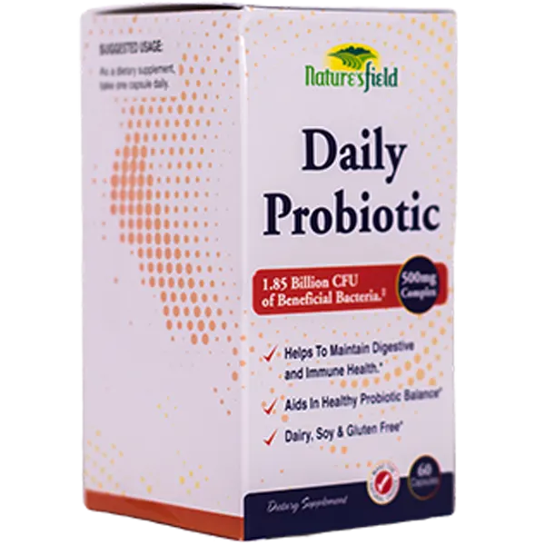 Nature's field Daily Probiotics x 60caps