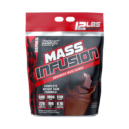 Nutrex Mass Infusion Advanced Mass Gainer chocolate Powder 5.45kg