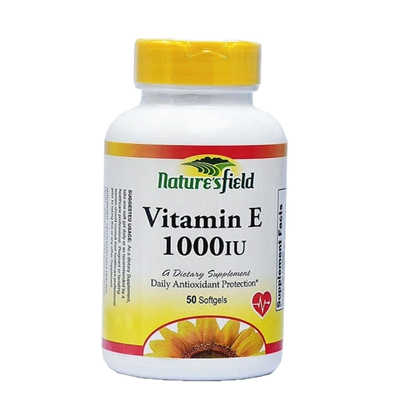 Nature's Field Vitamin E 1000mg Capsules