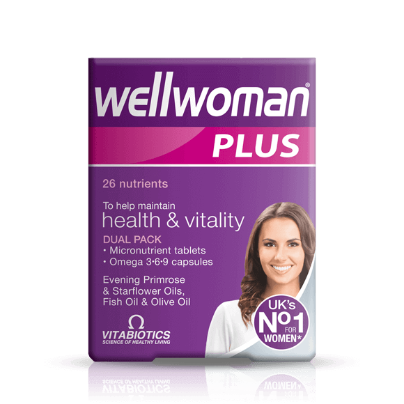 Vitabiotics Wellwoman plus Omega 3-6-9